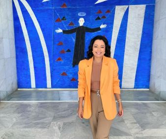 Daniela Filomeno no Palácio do Itamaraty, em Brasília
