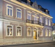 Fachada iluminada do MS Collection Aveiro - Palacete de Valdemouro