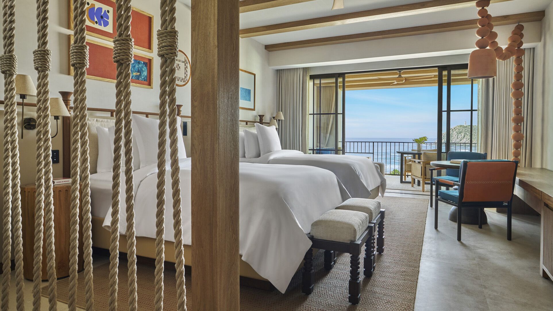 Resort tem toques contemporâneos com inspiração em elementos das haciendas mexicanas / Divulgação/Four Seasons