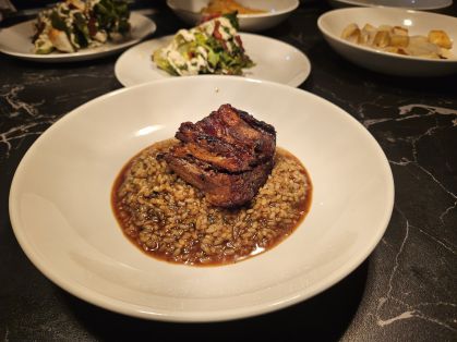 Costela bovina com arroz meloso