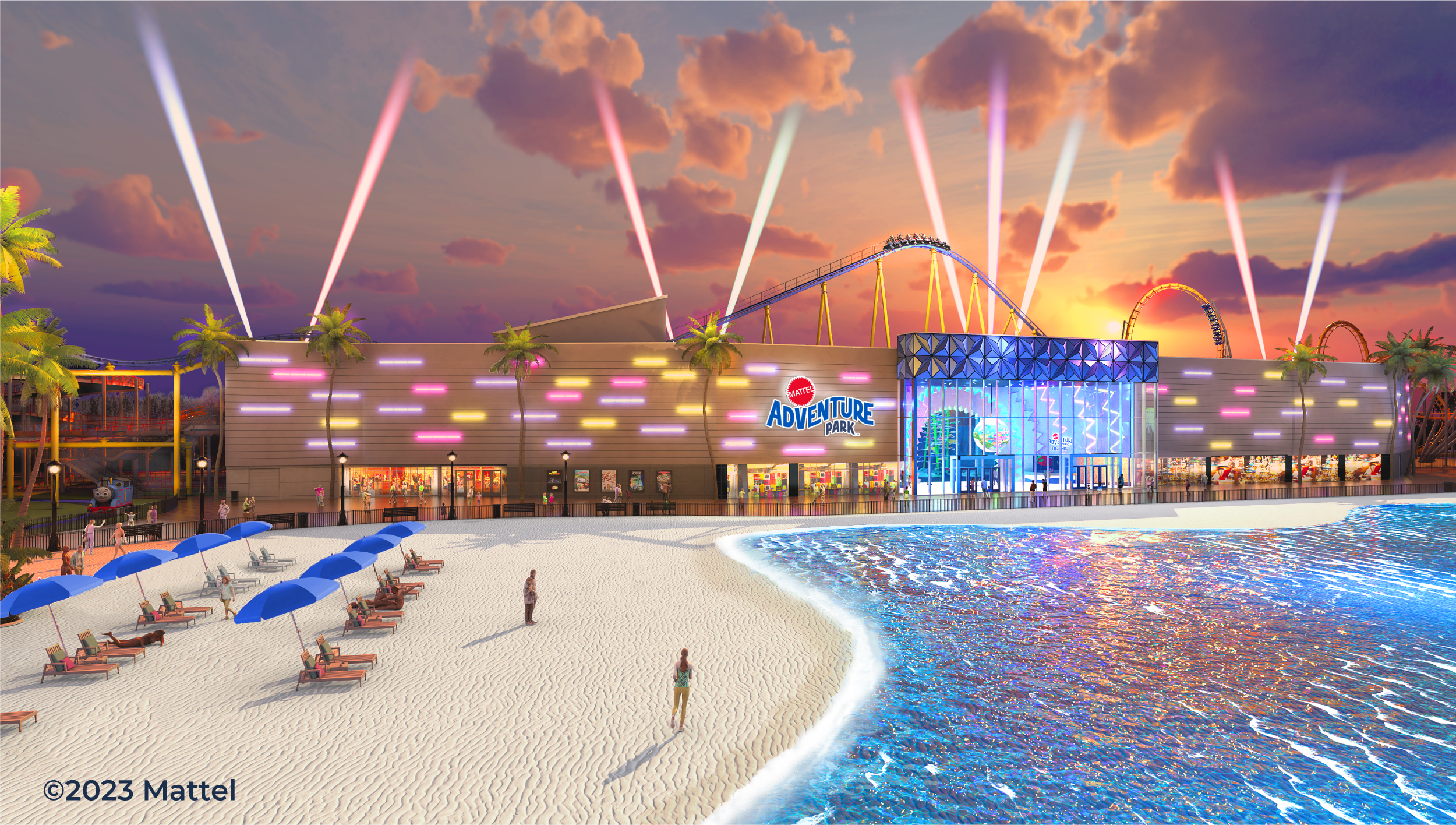 Projeto do Mattel Adventure Park dentro do VAI Resort, em Glendale, no Arizona / Divulgação