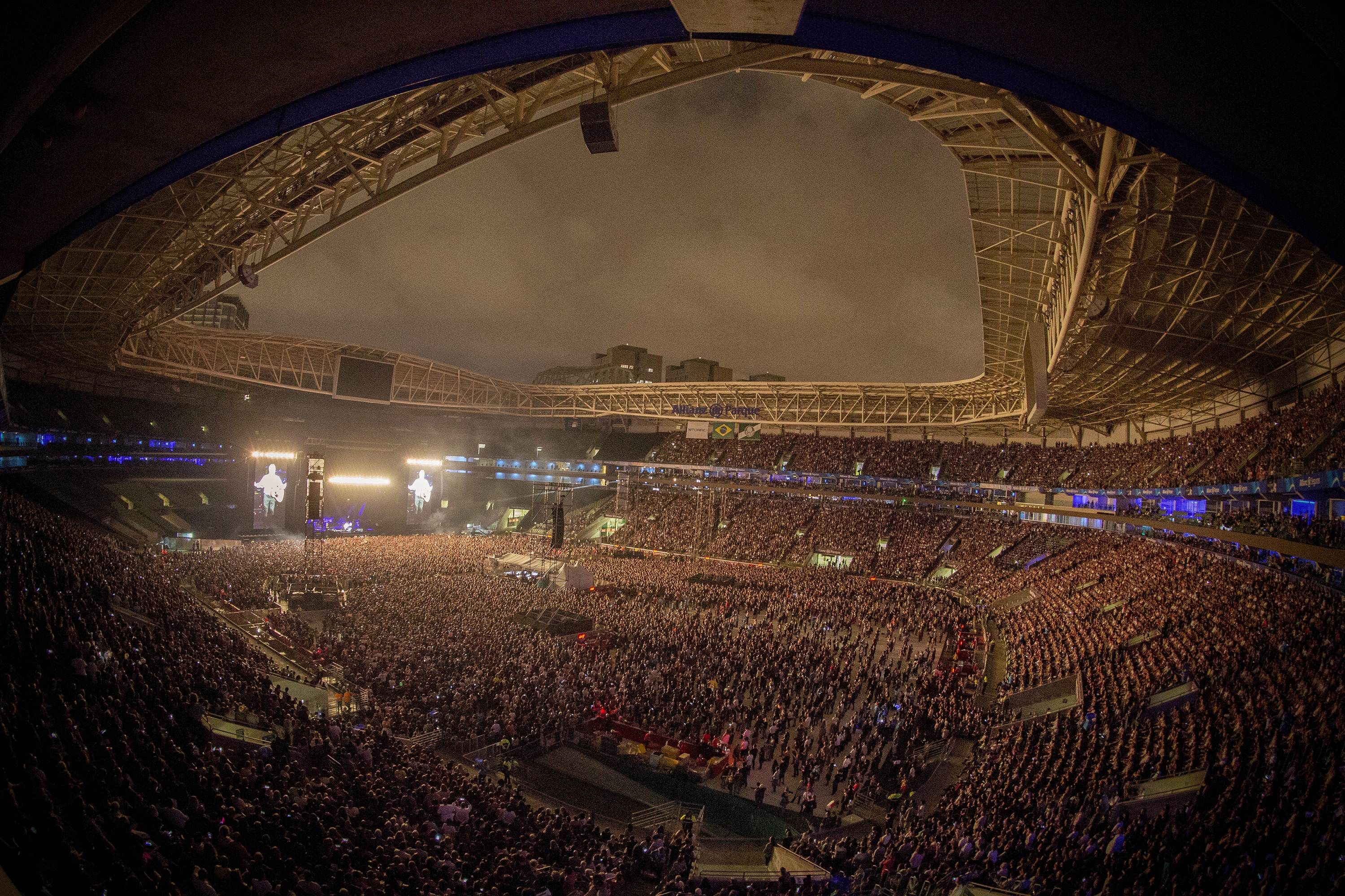 Show Paul McCartney no Allianz Parque aconteceu no fim de 2023 e reuniu 50 mil fãs por noite em São Paulo; estádio recebeu 39 shows em 2023 / C41 Estudio