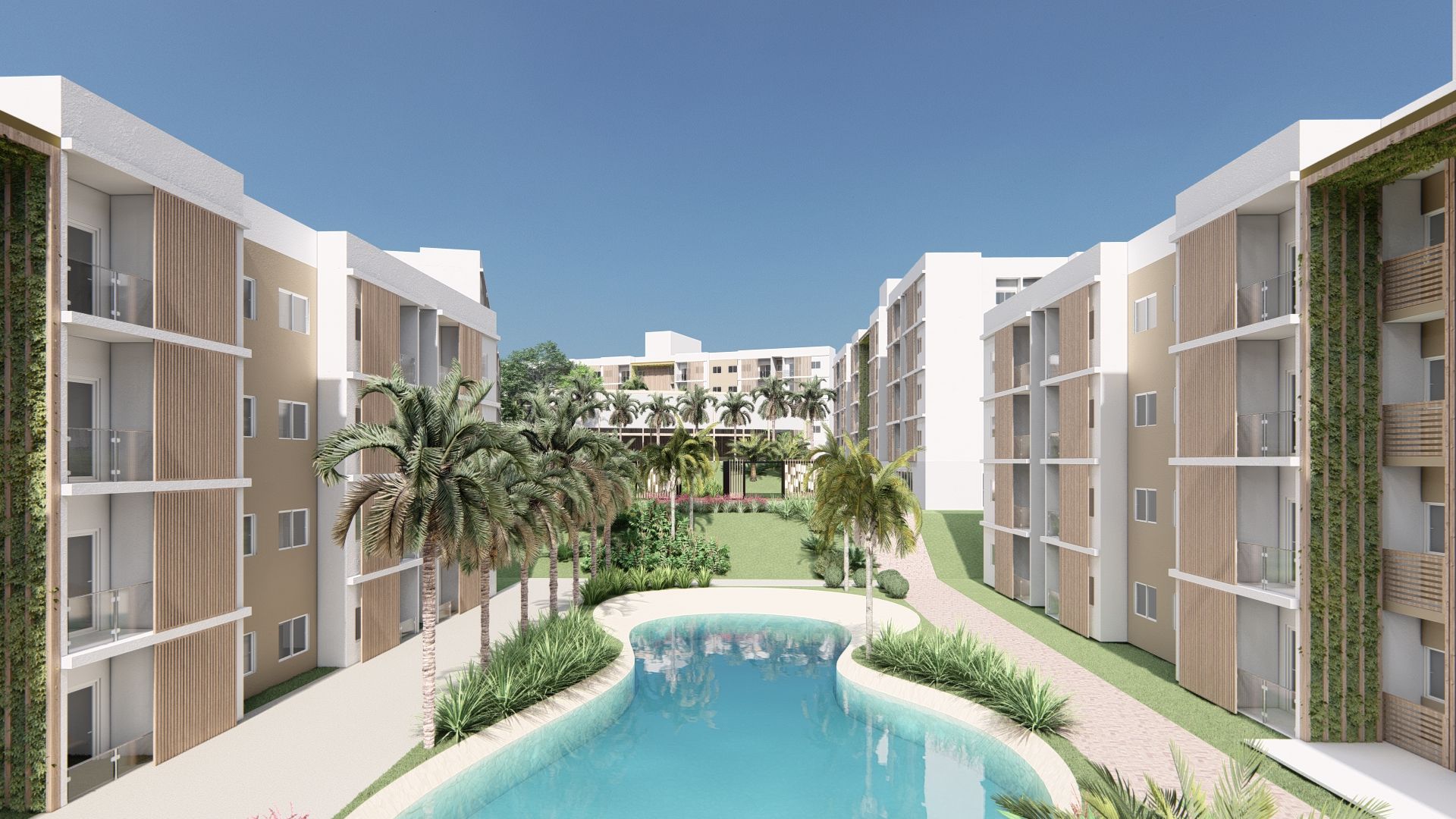 Complexo hoteleiro com 480 apartamentos e 10 blocos faz parte dos investimentos às margens do Lago Corumbá IV / Divulgação