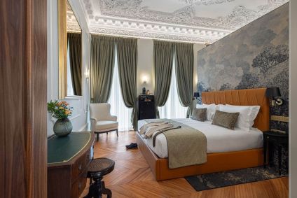 Quarto inspirado em Carlos Maia no Hotel MS Collection Aveiro
