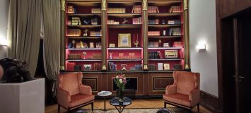 Sala de leitura Eça de Queiroz no MS Collection Aveiro - Palacete de Valdemouro