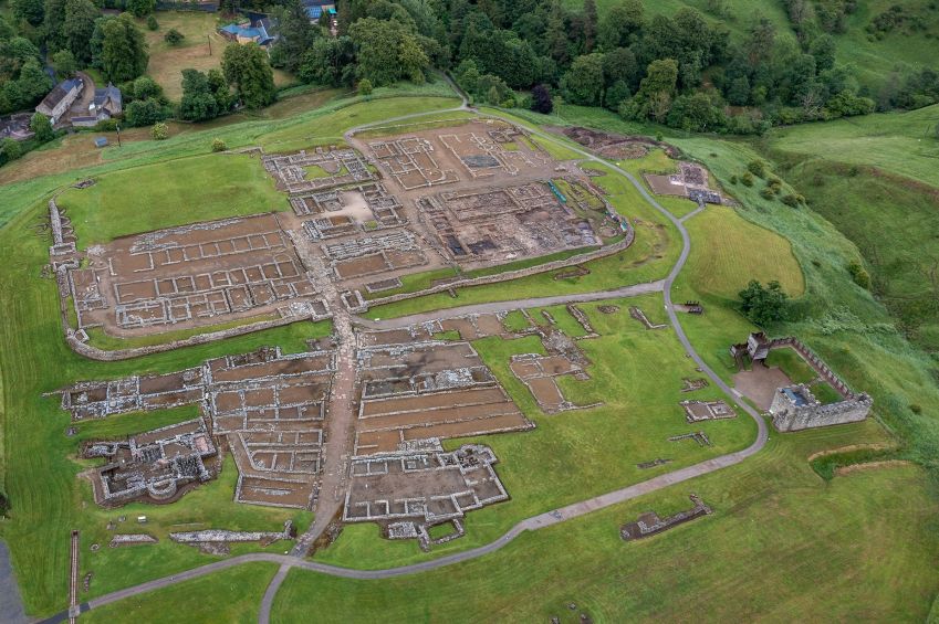 Vindolanda ainda está sendo escavada por arqueólogos. / makasana/iStock Editorial/Getty Images via CNN Newsource