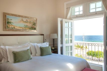 Detalhes de uma das suítes do Copacabana Palace