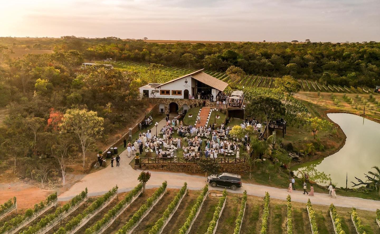 Villa Triacca é uma fazenda a 60 km do Distrito Federal.