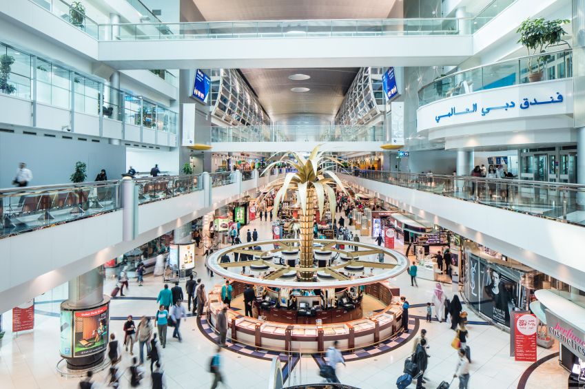 Aeroporto Internacional de Dubai é destaque no número de passageiros internacionais / Divulgação