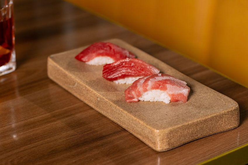 Trio de bluefin em edição limitada no restaurante Aima / Divulgação