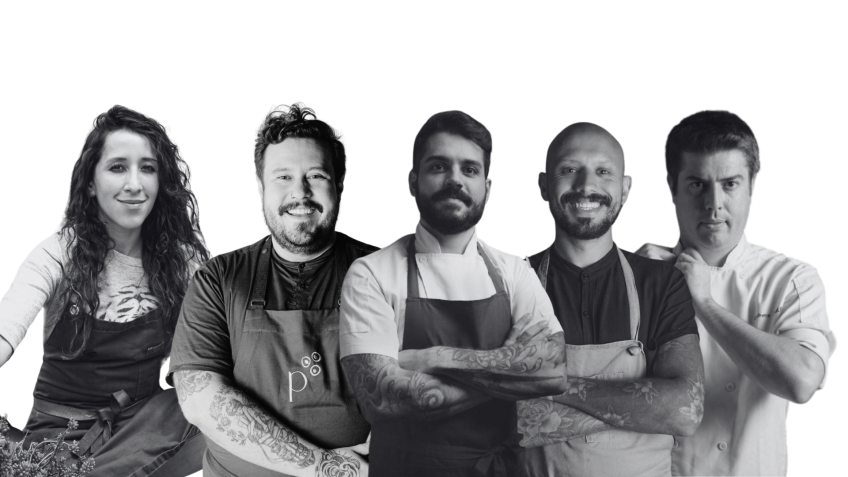 Charco na Rua acontece no próximo domingo (28). Tuca Mezzomo e Pedro Ribeiro recebem os amigos e renomados chefs Marcia Taha, Caio Soter e Catarina. / Divulgação