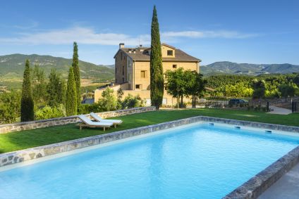 Piscina do Torre del Marqués Hotel Spa & Winery, na Espanha