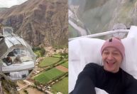 Conheça o hotel cápsula a 400m de altura que Lucas Lima se hospedou no Peru