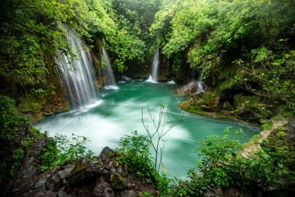 As cachoeiras da região de La Huasteca são uma atração turística surpreendente