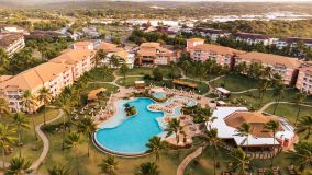 Vista aérea do hotel Grand Premium Brisa, na Costa do Sauípe, na Bahia