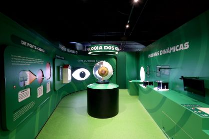 Espaço no novo Museu da Imaginação, em SP