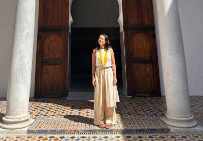 Daniela Filomeno no Museu da Casbah do Tânger