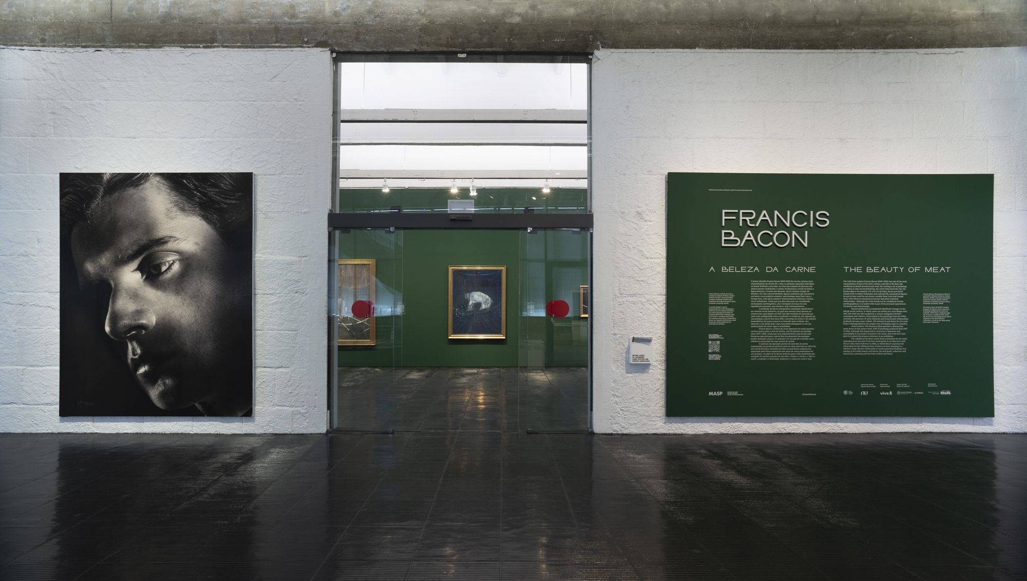 Detalhes da exposição "Francis Bacon: a beleza da carne" / Eduardo Ortega