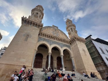 Fachada da Mesquita de Ketchaoua, aos pés da casbá de Argel