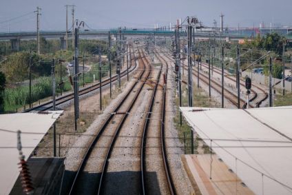 Linha de trem em Portugal