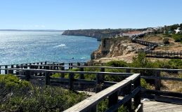 Passarelas do Caminho Algar Seco, em Carvoeiro, no Algarve