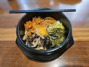 Dolsot bibimbap, do Ryu restaurante