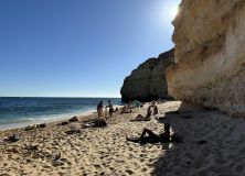 Praia de Centeanes, no Algarve, em Portugal