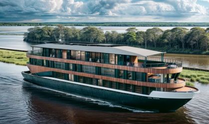 Novo cruzeiro de luxo pela Amazônia peruana deve chegar em 2025
