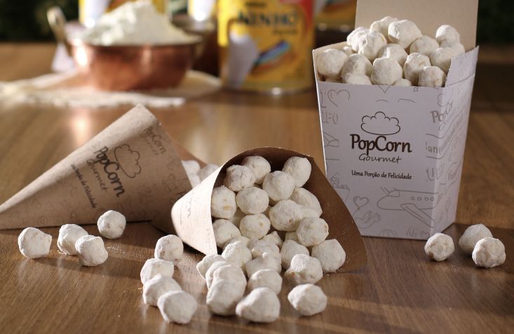Pipocas gourmets de diferentes sabores ganharam espaço no mercado nos últimos anos; marca Popcorn Gourmet soube se reinventar para continuar crescendo após ver muitas concorrentes fecharem as portas / Divulgação