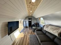 Sala de estar de avião