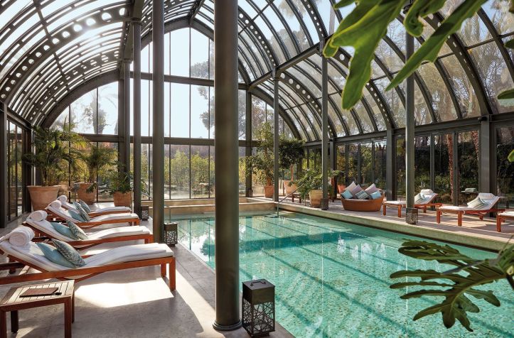 Resort de 53 quartos, projetado pelo Rei Mohammed VI, foi elogiado por seu serviço excepcional / Royal Mansour Marrakech via CNN Newsource