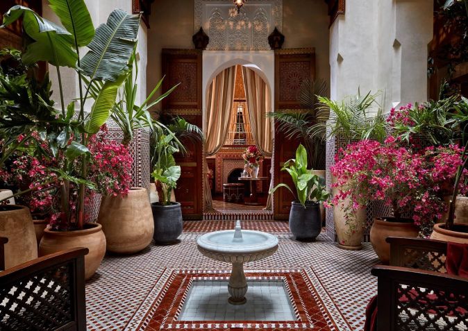 O Royal Mansour Marrakech, no Marrocos, recebeu o Prêmio No.3 Gin Arte da Hospitalidade antes do anúncio da lista dos 50 Melhores Hotéis do Mundo / Royal Mansour Marrakech via CNN Newsource