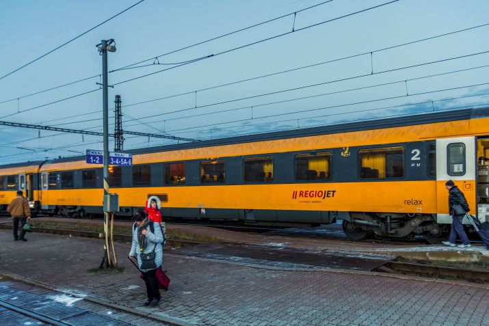Trem Regiojet, da República Tcheca / kmn-network/ iStock Editorial / Getty Images Plus
