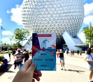 Panfleto do EPCOT International Food and Wine Festival