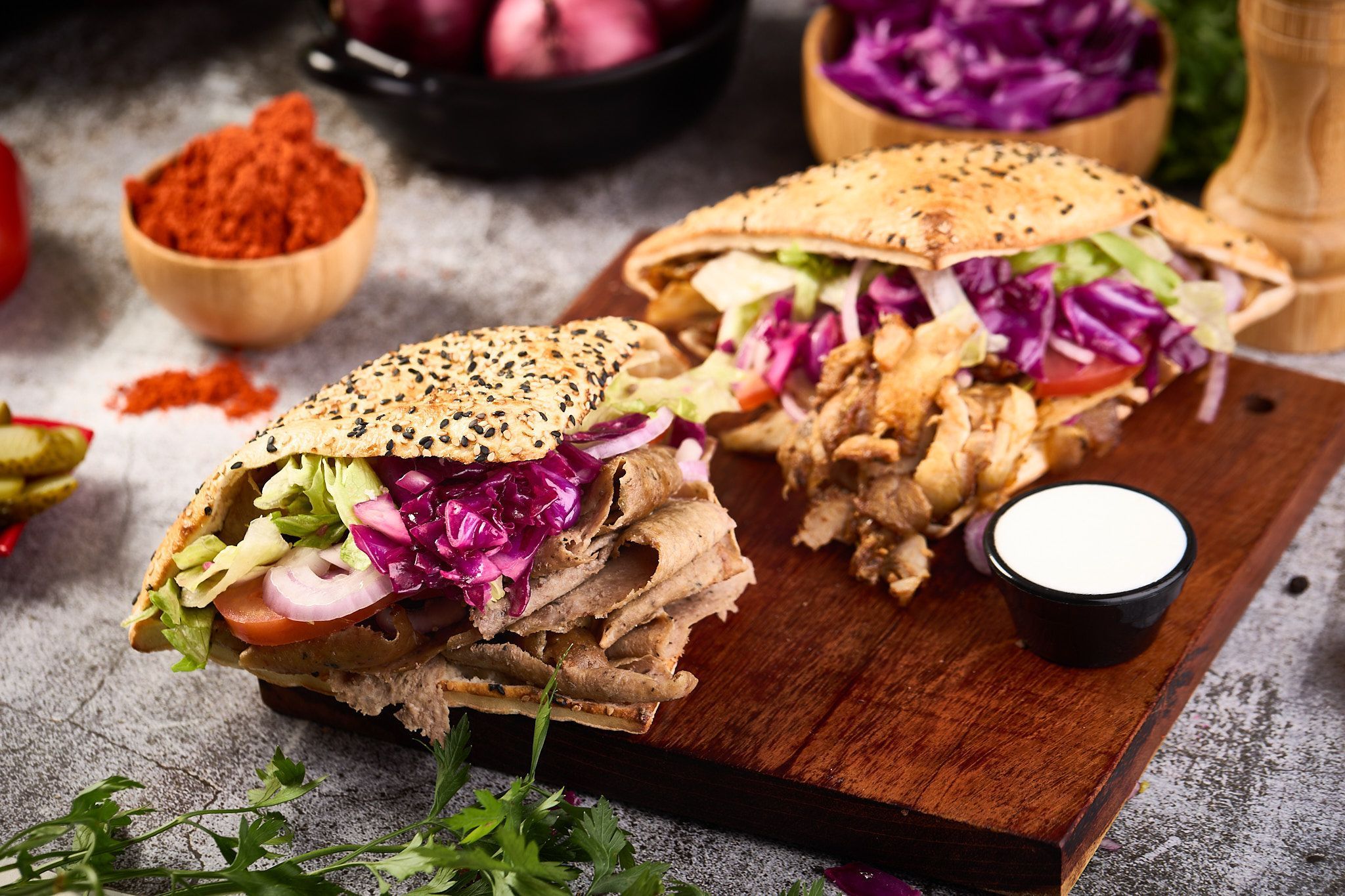 Kebab Pão Turco