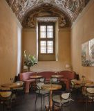 Detalhes do Bar della Musa, no Palazzo Talìa, em Roma