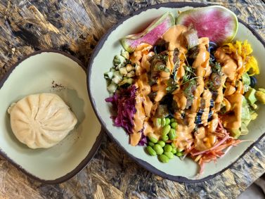 Bowl de noodles do Satu&#039;li Canteen, no Disney&#039;s Animal Kingdom