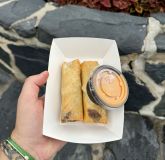 Rolinhos primavera do Spring Roll Cart, no Magic Kingdom Park