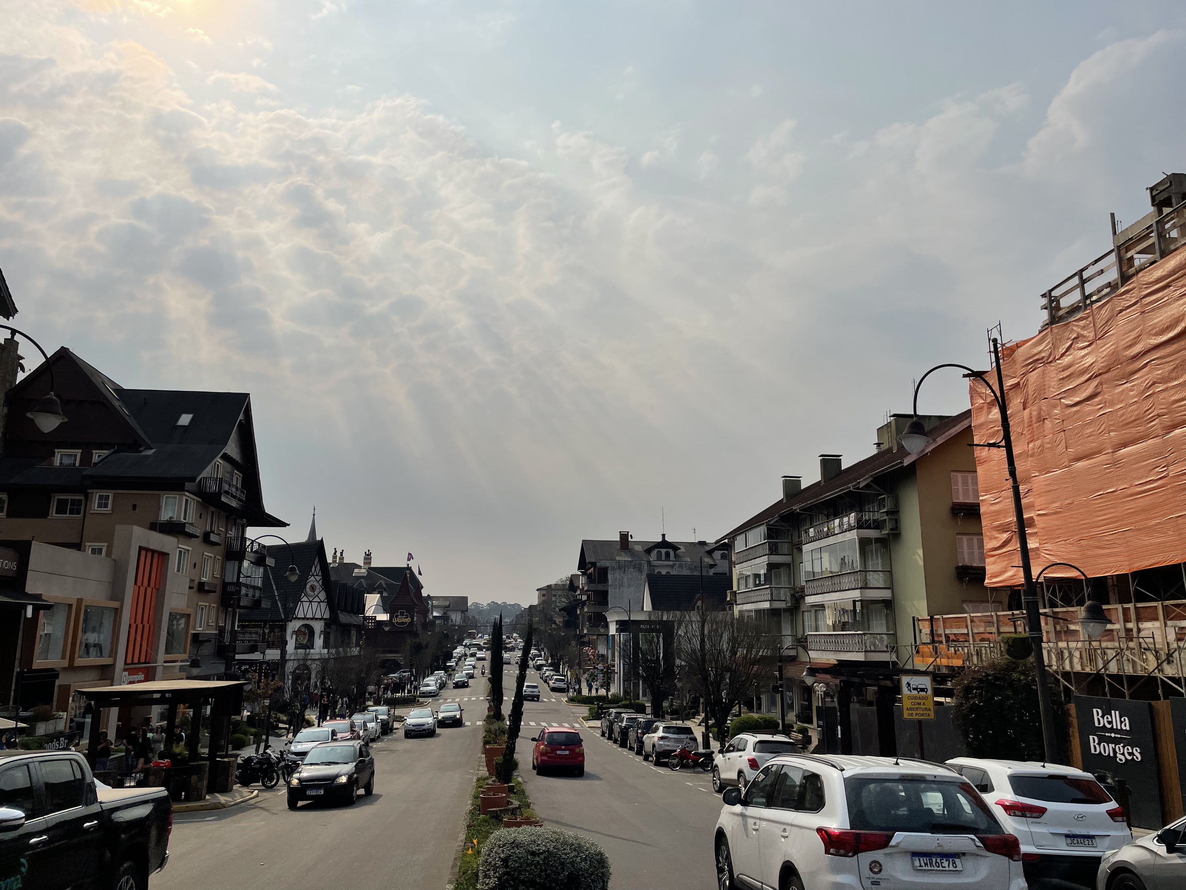 Avenida Borges de Medeiros, uma das principais em Gramado