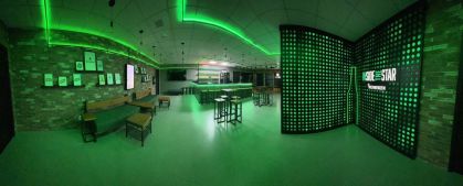 Espaço da experiência Inside the Star na fábrica da Heineken em Ponta Grossa, no Paraná