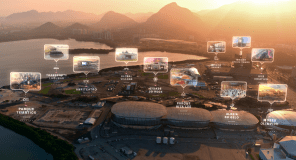 Mapa do inédito Projeto Imagine, no Parque Olímpico do Rio