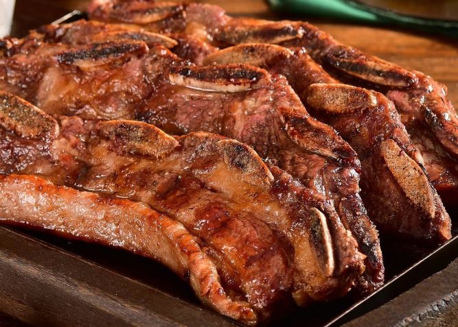 Assado de tira do Las Tablas • Divulgação