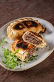 Empanada de cordeiro do restaurante