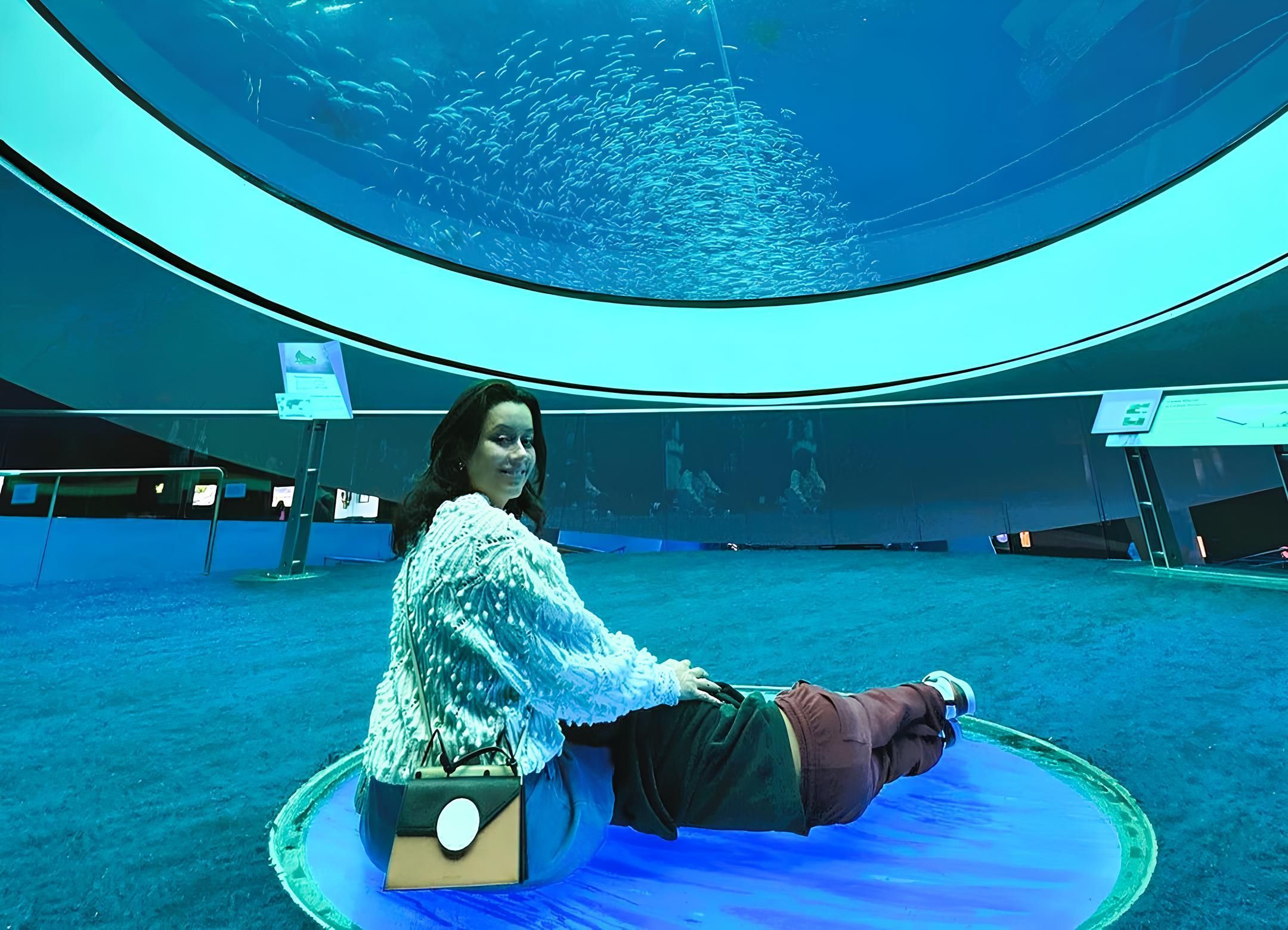 Daniela Filomeno no Philip and Patricia Frost Museum of Science, em Miami