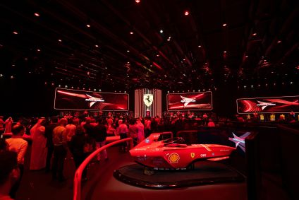 Arena de eSports no parque Ferrari World Abu Dhabi