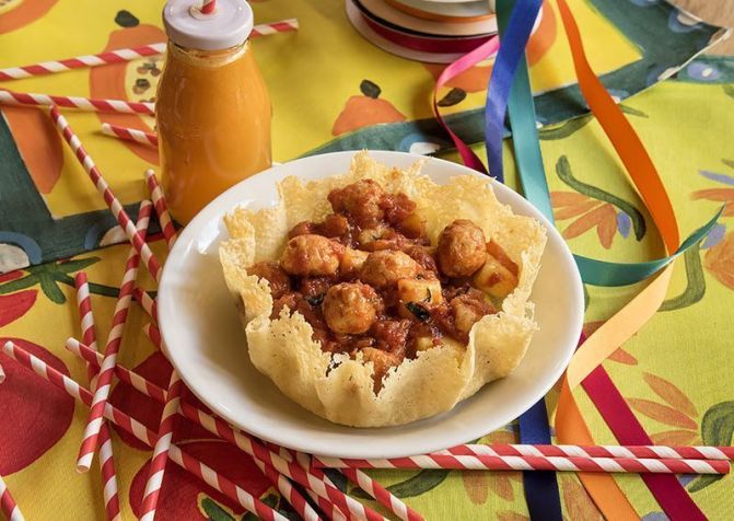 Mercearia do Conde oferecerá no Dia das Crianças um nhoque de mandioquinha com polpetinhas de frango • Divulgação