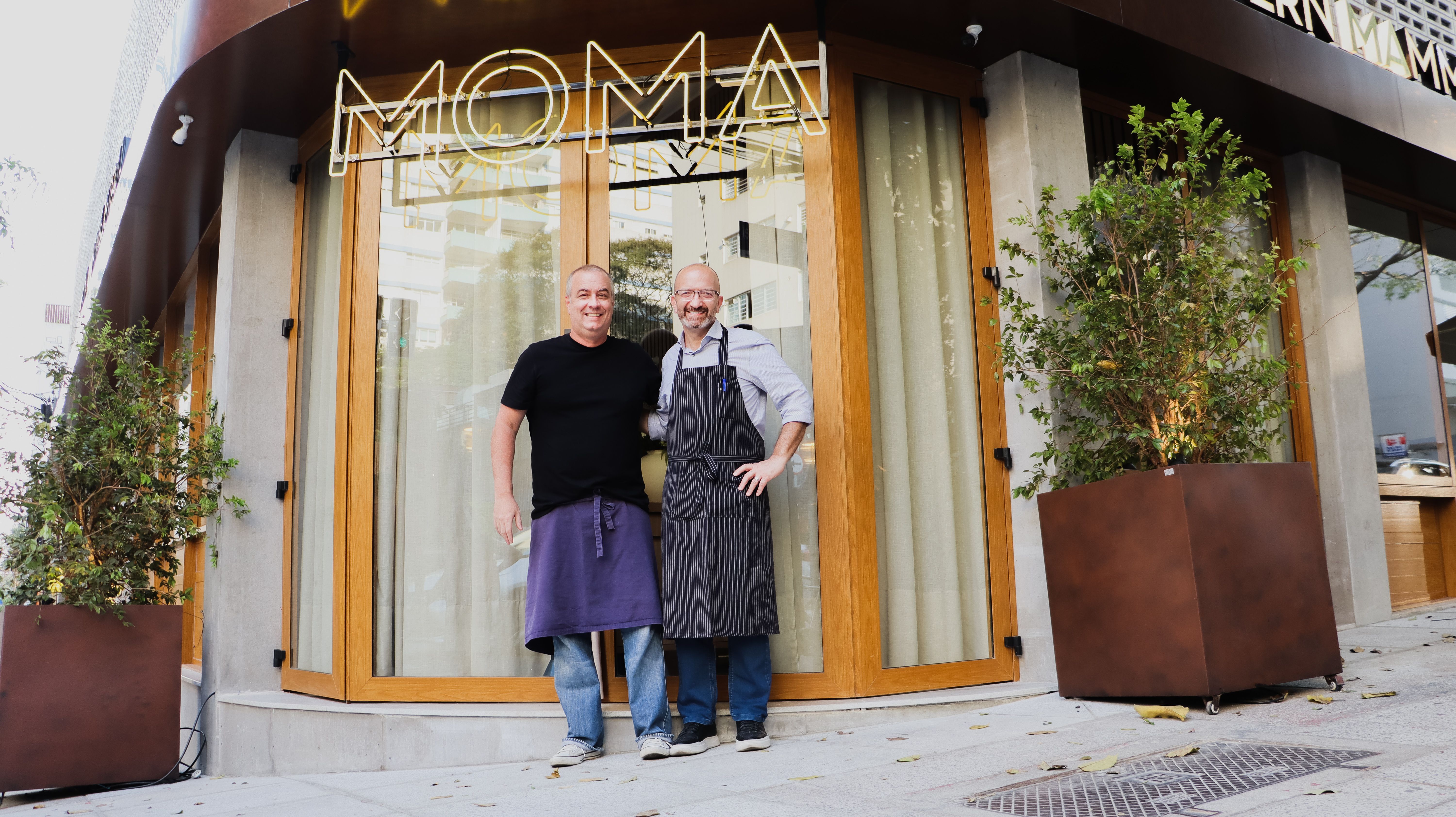 Chefs Paulo Barros e Salvatore Loi, dupla à frente do Modern Mamma Osteria • Pedro Shutter