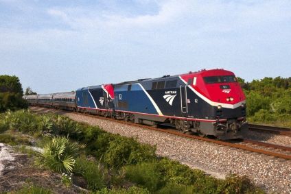Trem da Amtrak que faz a rota Floridian, nos Estados Unidos