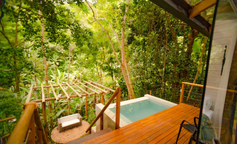 Cabana de vidro na floresta do Rio de Janeiro, hospedagem do Airbnb