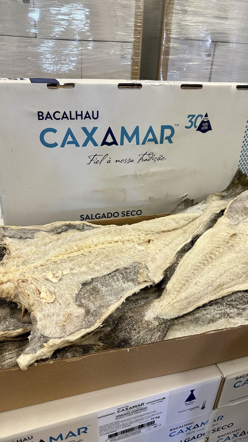 Bacalhau Caxamar, marca portuguesa tem o Brasil como seu principal cliente externo • Tina Bini